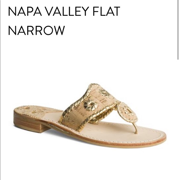 Jack Rogers Shoes - NWT Napa Valley Cork / Gold Jack Rogers Sandals